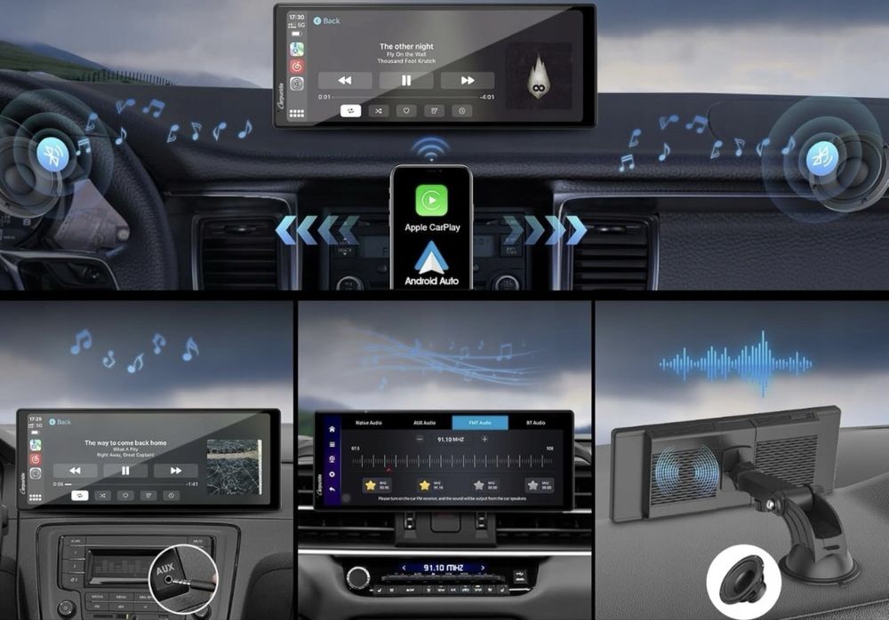 Carpuride W903 PLUS przenośne radio samochodowe 10,26” GPS kamera