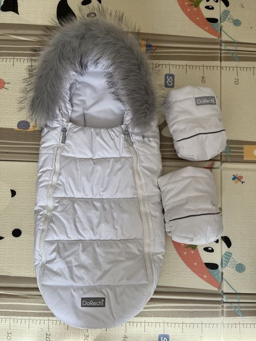 Зимовий конверт на флісі Dorechi + муфти