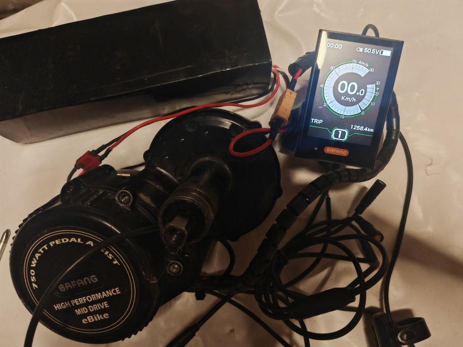Кареточный мотор для электровелосипеда Bafang Bbs02 48v 750w CAN