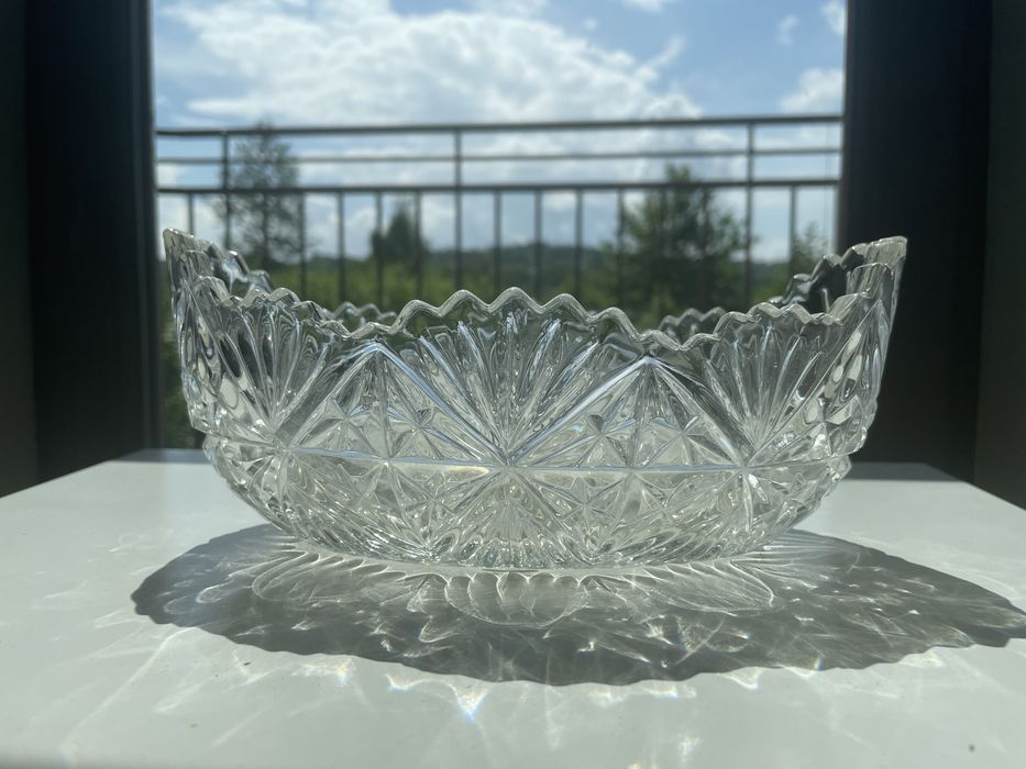 Piekny krysztal z czasów PRL