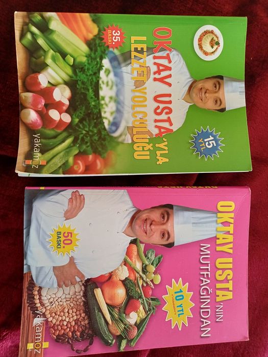 Oktay Usta книга рецептів Турецького шеф кухаря. Турецькі солодощі. Рецепти страв для турецького ресторану. Ціна за 2 книги. Книги на турецькій мові