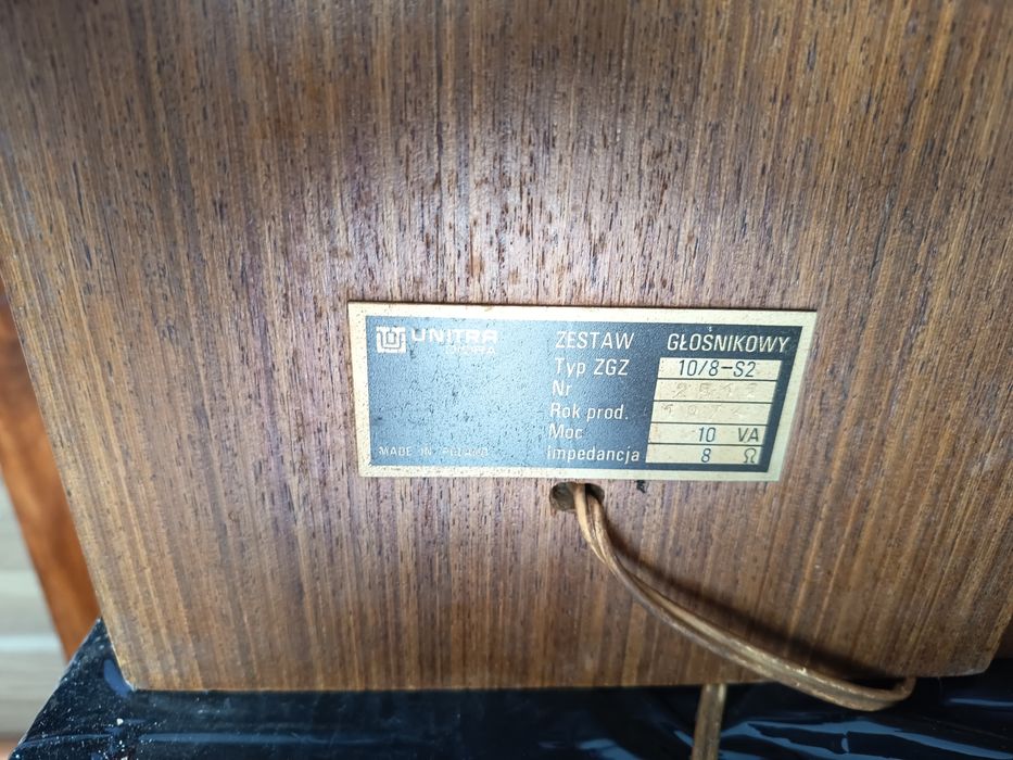 Zestaw kolumn unitra Tesla radiotechnika