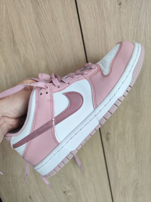 Nike dunk low 39 różowe na gwarancji