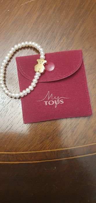 Pulseira TOUS em ouro e pérolas