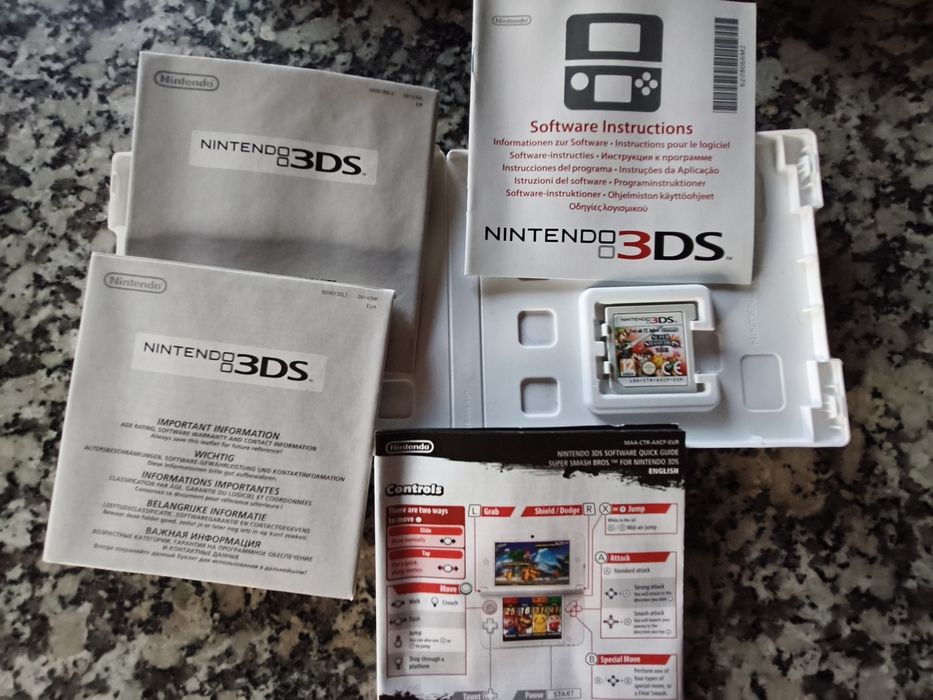 Nintendo 3ds xl com jogos
