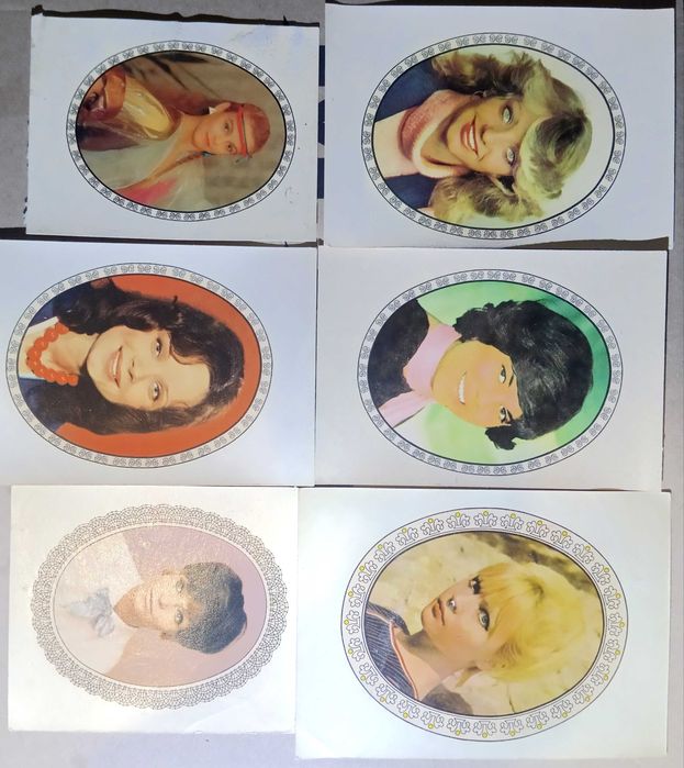 Наклейки ГДР девушки, гербы, техника, самолёты DDR переводные картинки