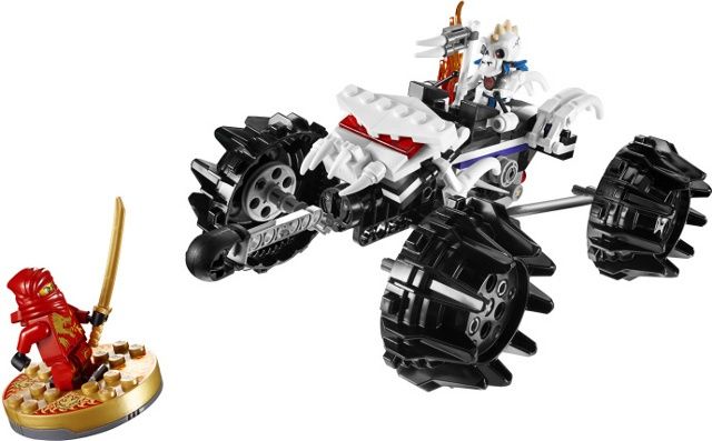 LEGO 2518 Ninjago - Nuckal's ATV Gdańsk Chełm z dzielnicą Gdańsk