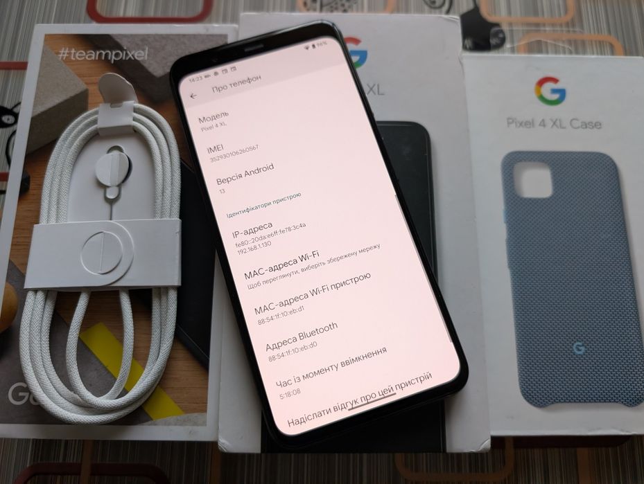 Google Pixel 4XL Just Back 6-46Gb/2-Sim/NFC/Без вигорання /Snap 855