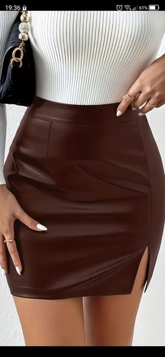 Спідниця шкіряна