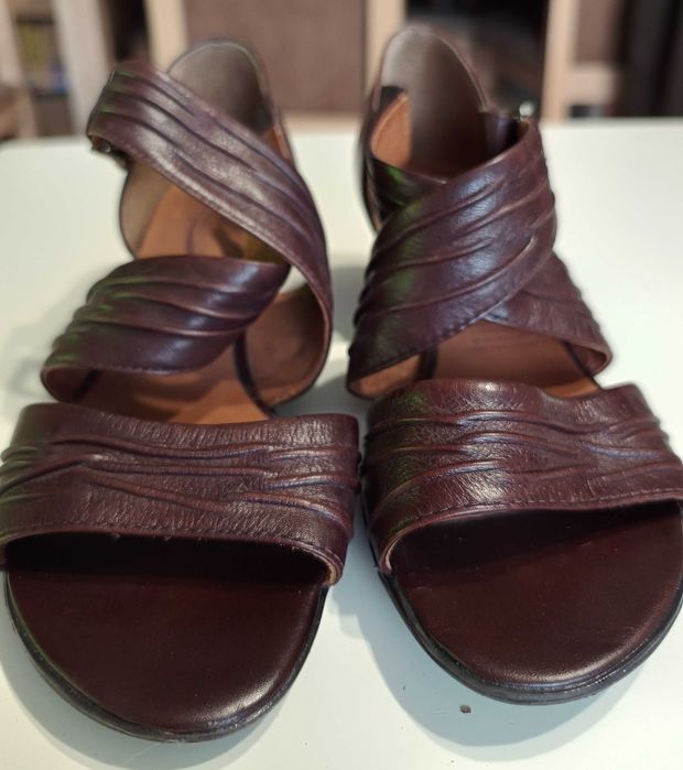 Sandały buty Medicus skórzane brązowe r 36 23,5cm