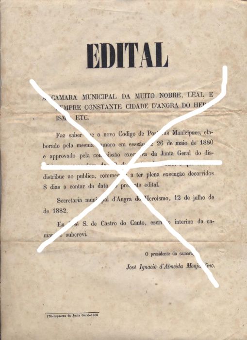 Edital - Angra de Heroismo