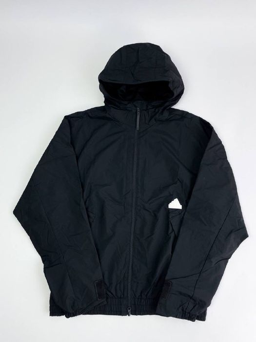 Оригінал! Куртка-Ветровка Adidas (чорна) (L) Нова з бірками!