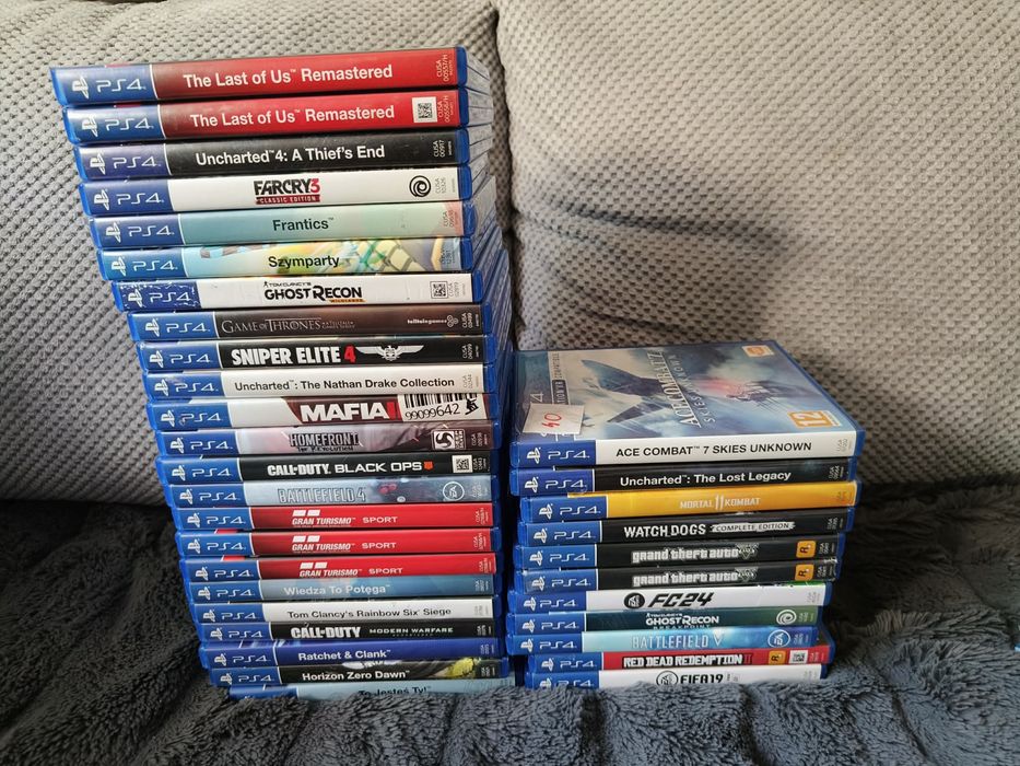 Gry na Playstation 4 - cennik w opisie