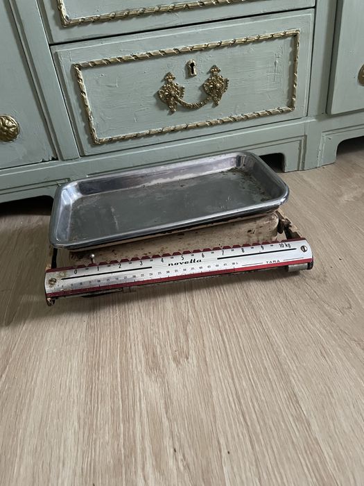 Balanca vintage metal a funcionar