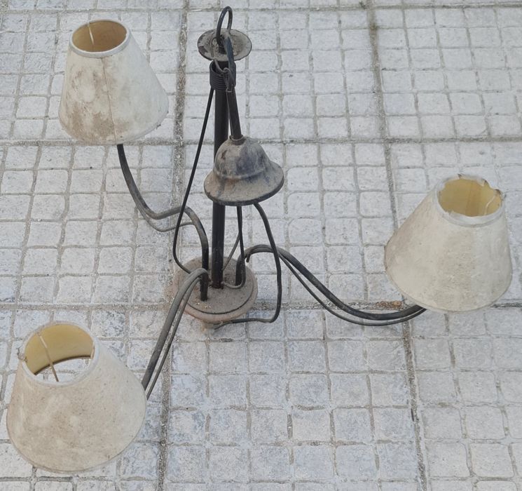 Candeeiro e abajures usados
