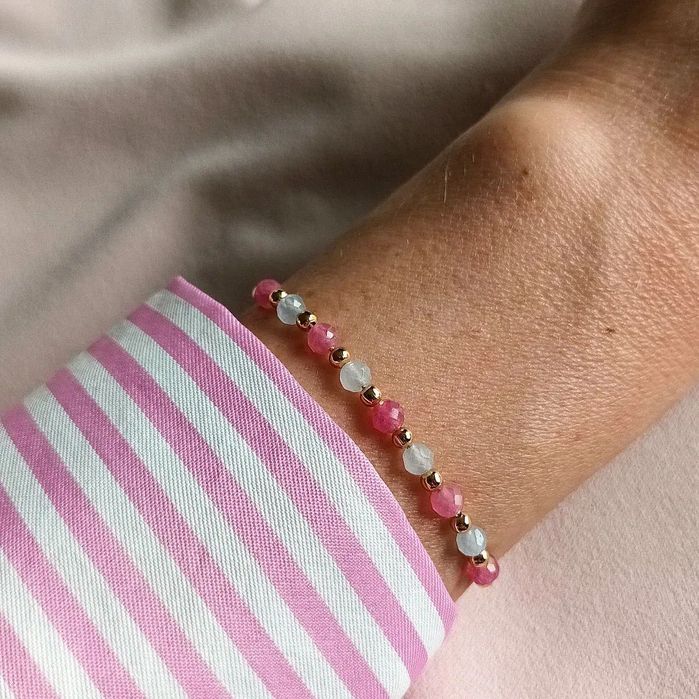 Bransoletka zodiakalna WAGA. Prezent. Rękodzieło. Handmade