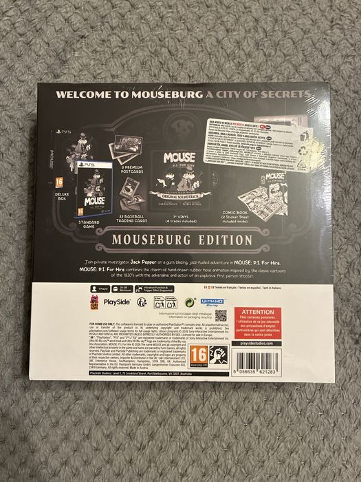 Mouse P.I. For Hire Mouseburg Edition - PS5 NOWA