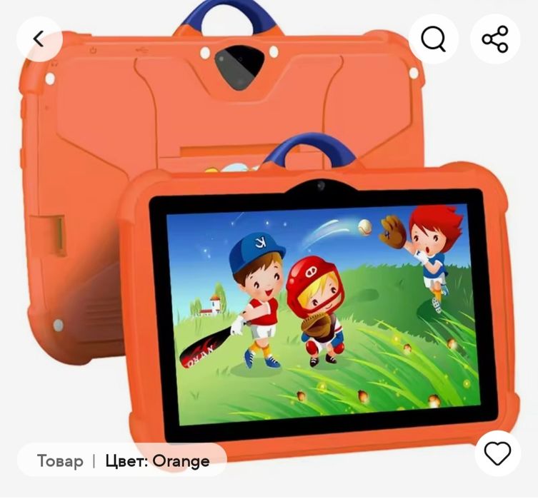 планшет дитячий BDF Kids Android 13 нова модель