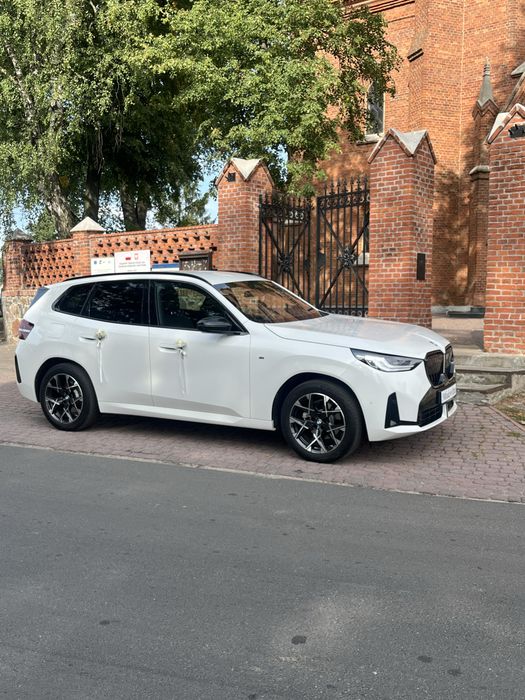 Auto do ślubu wesele białe nowe BMW X3