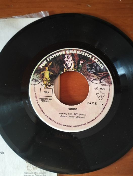 Disco de vinil single Genesis
