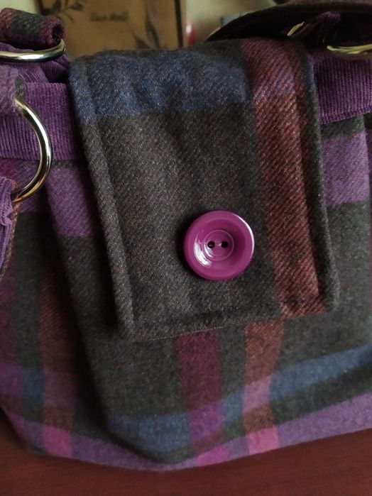 Брендовая женская сумка с кошельком из твида Ava новая эксклюзив