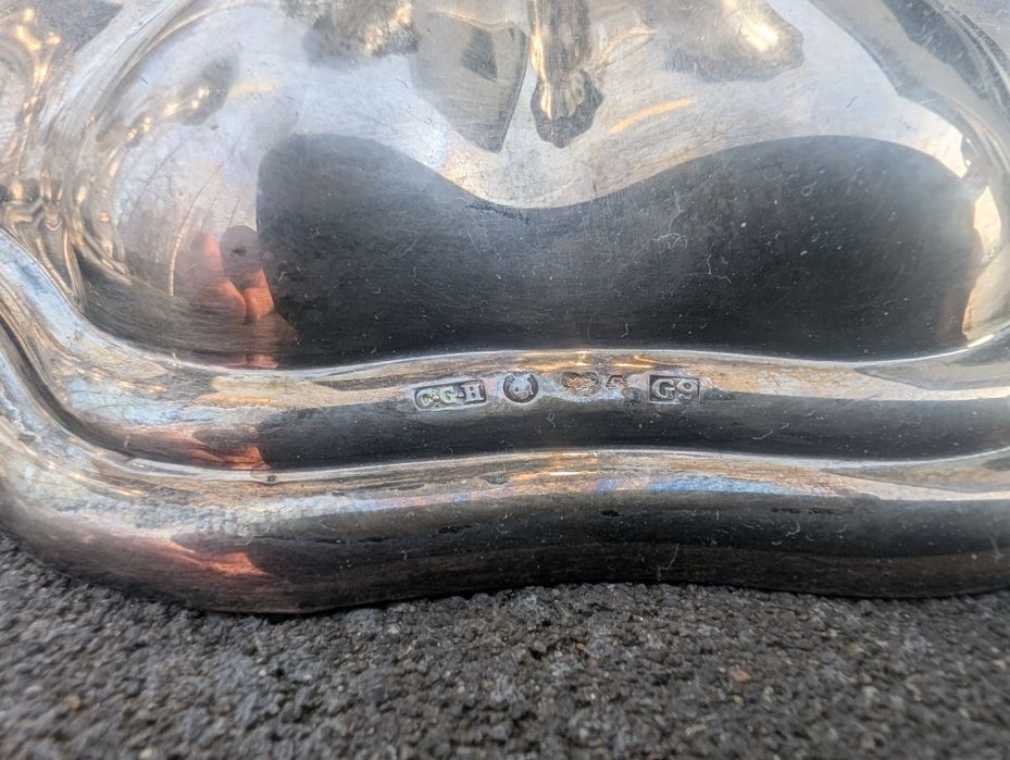 Świecznik srebro 800