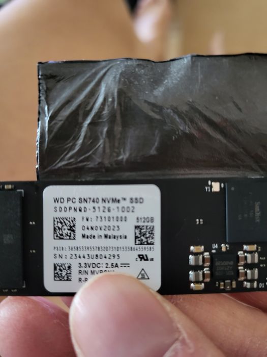 SSD накопичувач Western Digital PC SN740 NVMe M2 Gen4x4 на 512Gb
