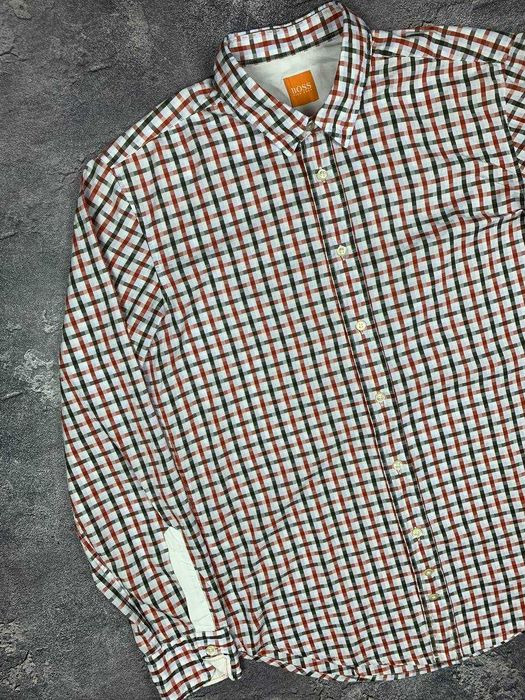 Рубашка Hugo Boss сорочка Оригінал. Розмір M