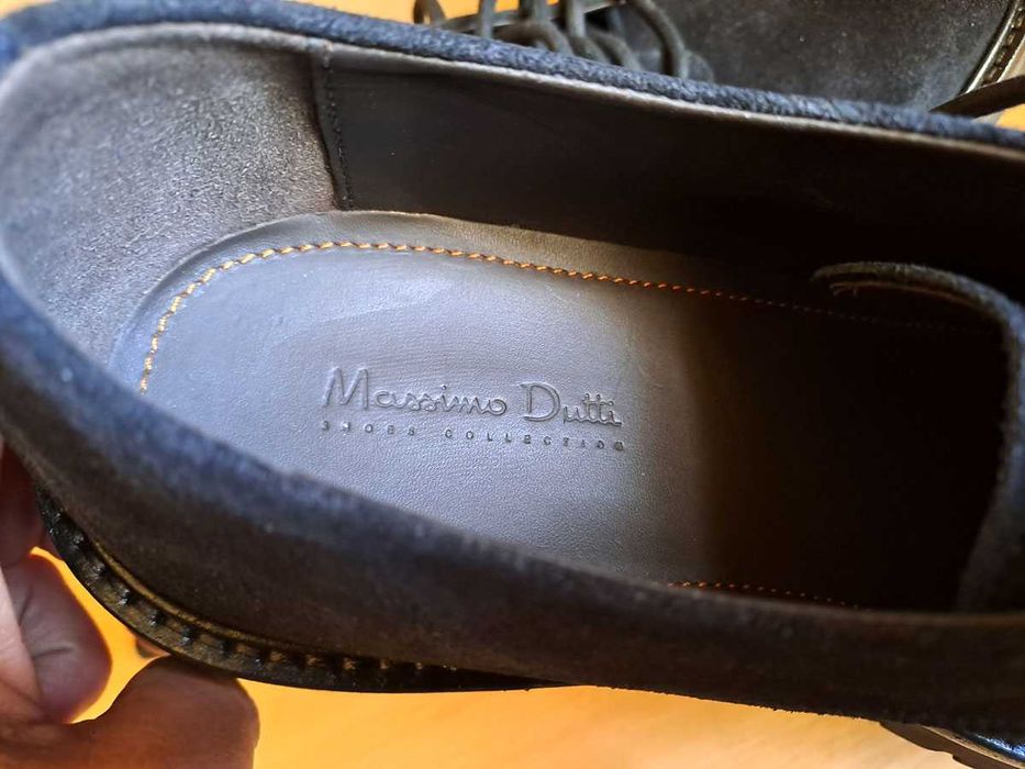 Мужские туфли, броги - Massimo Dutti, оригинал