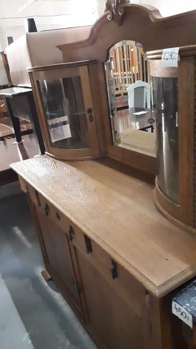 Kredens witryna secesyjny drewniany stylowy FV DOWÓZ