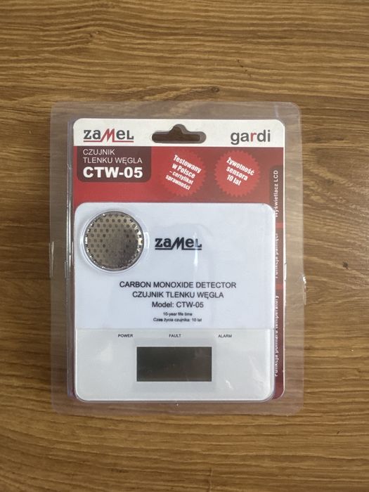 Czujnik tlenku węgla firmy Zamel model CTW-05, nowy