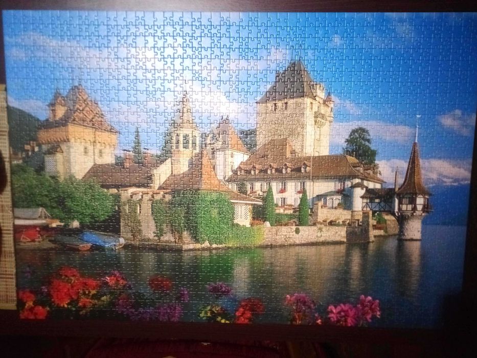 Puzzle Trefl 1500 elementów - Zamek Oberhofen Szwajcaria