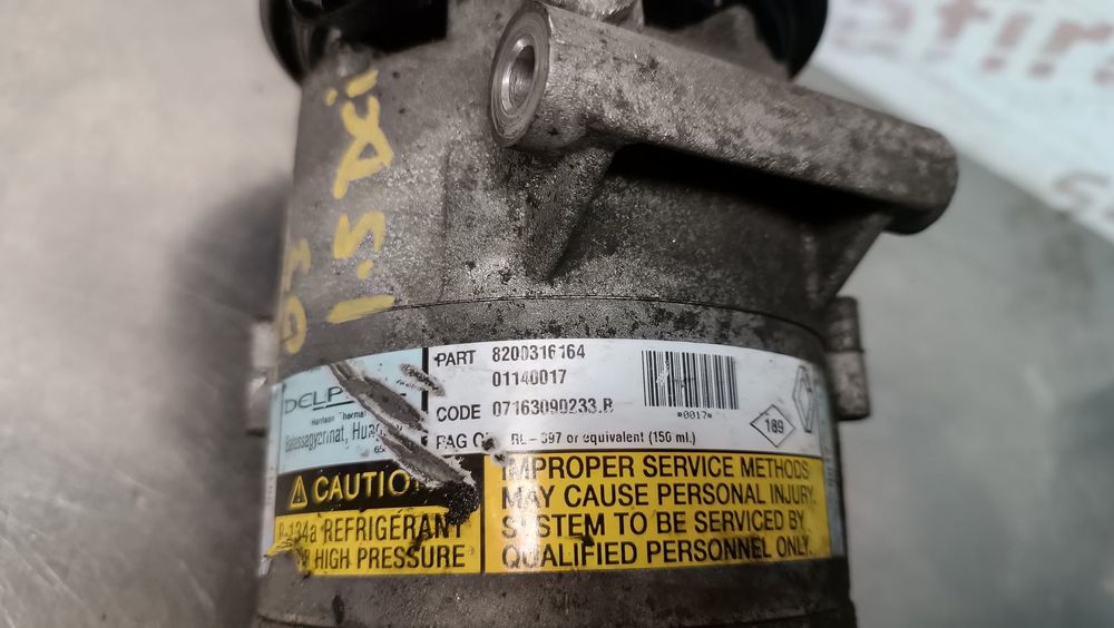 Compressor Ar Condicionado RENAULT MEGANE II Hatchback Van K9K 722 - 8200316164