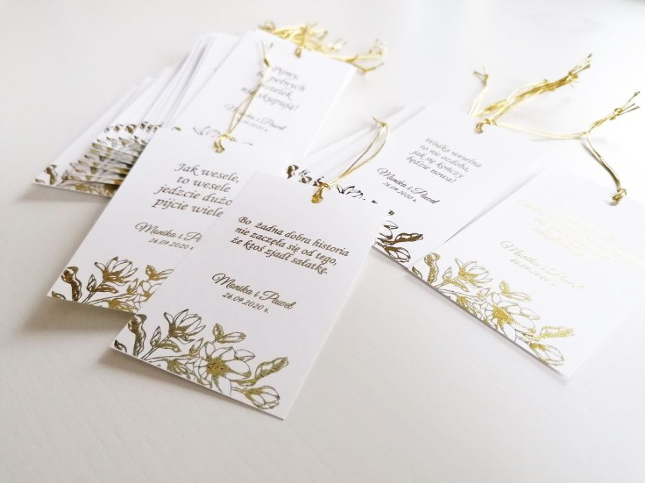 Zawieszki na alkohol glamour ZŁOTA MAGNOLIA