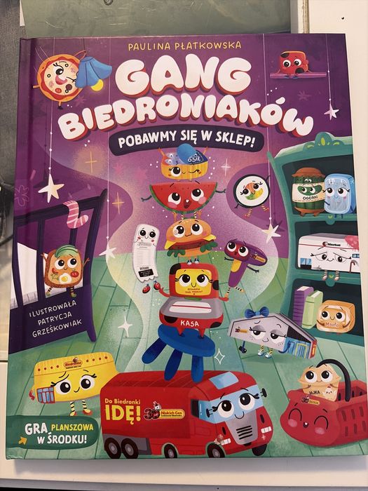 Ksążka Gang Biedroniaków „Pobawmy sie w sklep”