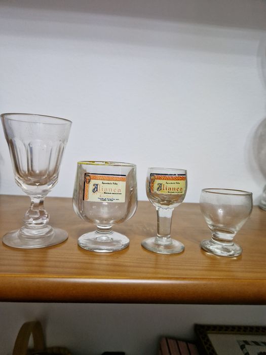 Liqueur glasses. 1950s.