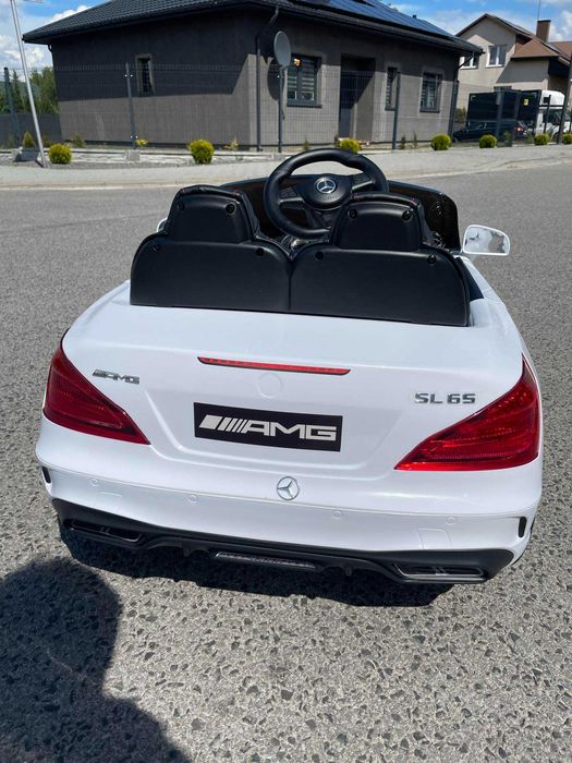 NOWE Auto na akumulator Mercedes SL65 EVA Skóra Samochód  dla dzieci