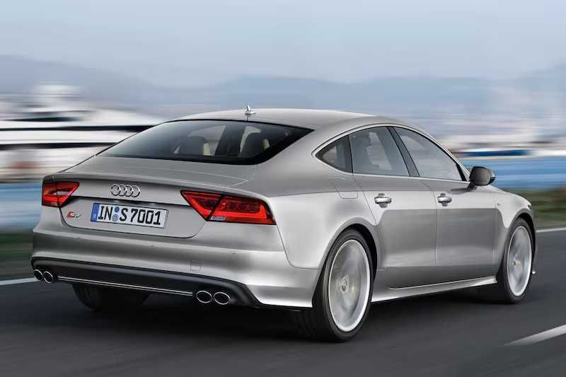 диффузор на задний бампер для Audi A7 4g C7 стиль S7 10-14 norm
