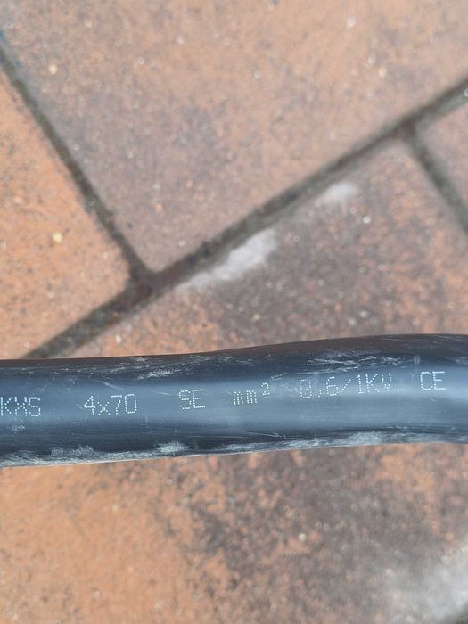 Kabel, przewód YAKXS 4x70 aluminium 19m