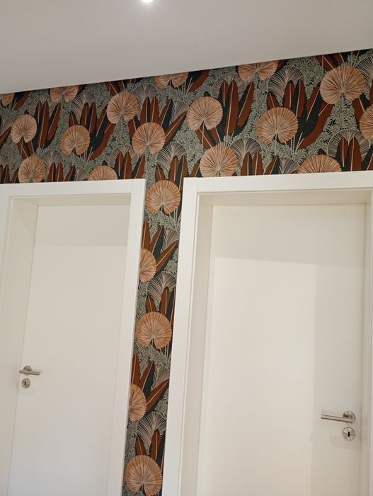 Decoração com papel de Parede.