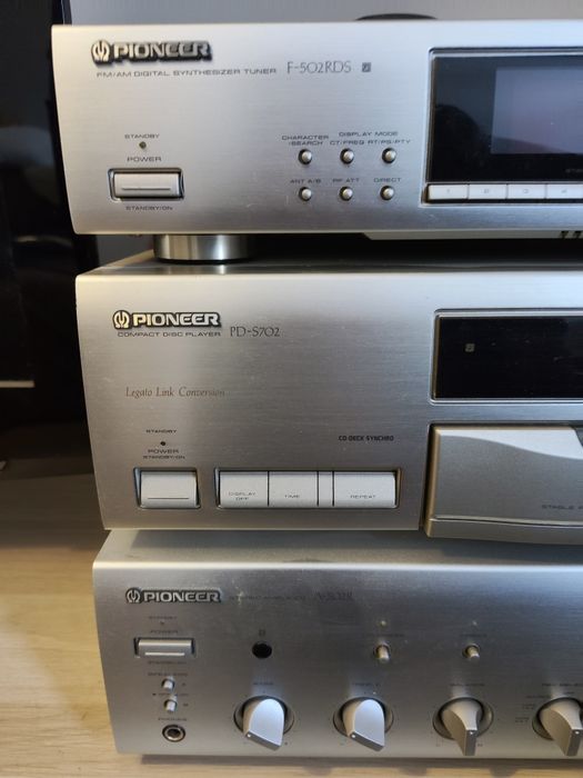 Pioneer wzmacniacz A-502R CD PD-S702 Tuner F-502RDS