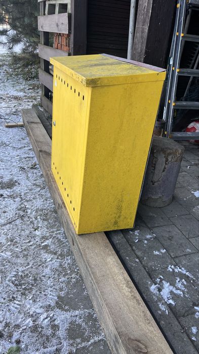 skrzynka gazowa żółta 67,5x60,5x25