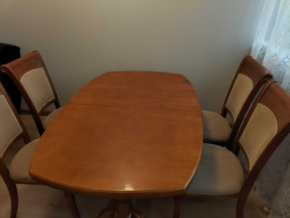 Taniej przed świętami. Stół dębowy + 2 fotele + 4 krzesła(gratis)