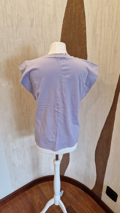 Damski tshirt z nadrukiem cekinki Luvi