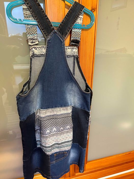 Saia Jardineira  Menina Desigual 11/12 anos.