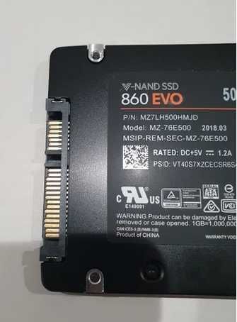 SSD Samsung 500GB 860 EVO 2.5