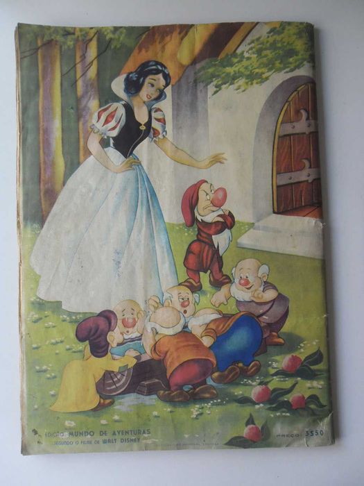 Caderneta Cromos Branca de Neve