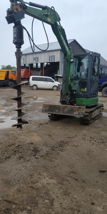 Послуги міні ескаватора , ямобур, гідробур