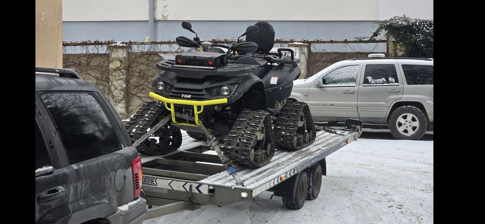 Quad 4x4 TGB BLADE 600 wyciagarka blokady halogeny 2os gasienice plug