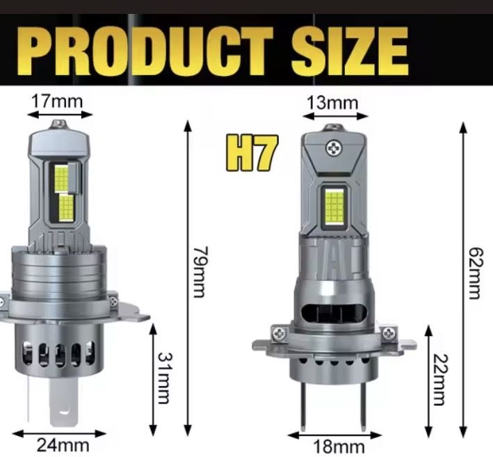 Led лампа h7 цоколь